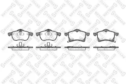 Комплект тормозных колодок, дисковый тормоз STELLOX купить